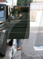 Justin Bieber And Hailey Baldwin Bust Out Their New Forest Green G Wagon