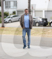 Ben Affleck Is One Sad Dad As He Takes A Lonely Stroll In Santa Monica