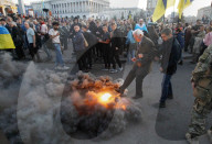 77th anniversary of the founding of the Ukrainian Insurgent Army, Kiev - 14 Oct 2019