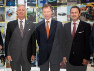 Le roi Philippe de Belgique, le Grand-Duc Henri et le premier mi