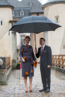 La reine Mathilde de Belgique et le Premier ministre luxembourge