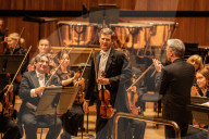 The London Philharmonic Orchestra and violinist James Ehnes and conducted by Edward Gardner.