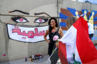 NEWS - Libanon: Protest-Graffitis in Beirut