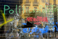 NEWS - Libanon: Protest-Graffitis in Beirut