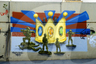 NEWS - Libanon: Protest-Graffitis in Beirut