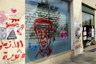 NEWS - Libanon: Protest-Graffitis in Beirut
