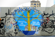 NEWS - Libanon: Protest-Graffitis in Beirut