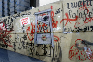NEWS - Libanon: Protest-Graffitis in Beirut