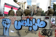 NEWS - Libanon: Protest-Graffitis in Beirut