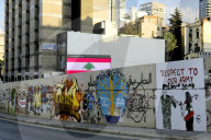 NEWS - Libanon: Protest-Graffitis in Beirut