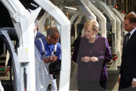 NEWS - Angela Merkel beim Produktionsstart des neuen Elektro-Volkswagen ID.3 im Werk in Zwickau