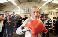 NEWS - Nigel Farage im Wahlkampf in Grossbritannien