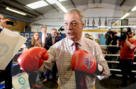 NEWS - Nigel Farage im Wahlkampf in Grossbritannien