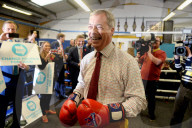 NEWS - Nigel Farage im Wahlkampf in Grossbritannien