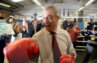 NEWS - Nigel Farage im Wahlkampf in Grossbritannien