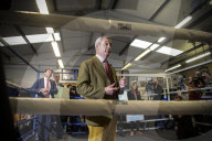 NEWS - Nigel Farage im Wahlkampf in Grossbritannien