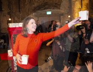 Jo Swinson, Leader of the Liberal Democrats leads her partyís ìRally for the Futureî where she sets out the Liberal Democratsí vision to Stop Brexit and Build a Brighter Future. 
Jo Swinson delivers a speech at her partyís biggest rally of the G