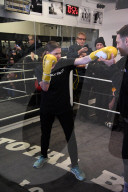 Jo Swinson at Total Boxer in Crouch End