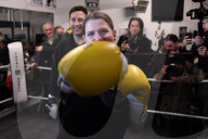 Jo Swinson at Total Boxer in Crouch End