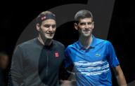 SPORT - Tennis: Federer siegt gegen Djokovic an den ATP-Finals