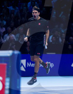 SPORT - Tennis: Federer siegt gegen Djokovic an den ATP-Finals