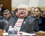 NEWS - Lech Walesa bei einer Anhörung vor dem Ausschuss für auswärtige Beziehungen in Washington