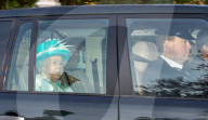 PEOPLE - Queen Elizabeth II besucht Sonntagmesse in Windsor