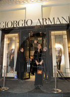 PEOPLE - Kate Moss und Roberta an der Eröffnung des Giorgio Armani Pop-Up Stores in Moskau
