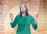 Launch their general election manifesto in Camden, London, Great Britain 
20th November 2019 

Lib Dem Leader Jo Swinson launches her partyís manifesto