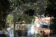 Borgo Ticino. Full of Ticino, high water, flood of the village.