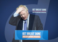 Boris Johnson UK Prime Minister launches the Conservative Party Manifesto