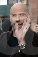 John Travolta Visits Build Series