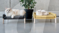 FEATURE - Katzen-Sofas: Beistelltisch mit integrierter Tierhängematte