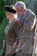 PEOPLE - Prinz Charles und Camilla besuchen Sonntagsmesse in Sandringham