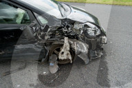 Crashed car