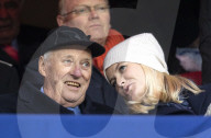PEOPLE - Harald und Mette-Marit von Norwegen am Fussballfinal in Oslo