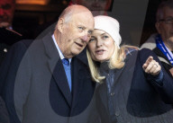 PEOPLE - Harald und Mette-Marit von Norwegen am Fussballfinal in Oslo