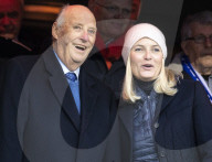 PEOPLE - Harald und Mette-Marit von Norwegen am Fussballfinal in Oslo
