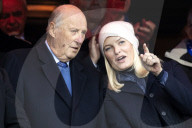 PEOPLE - Harald und Mette-Marit von Norwegen am Fussballfinal in Oslo