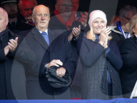 PEOPLE - Harald und Mette-Marit von Norwegen am Fussballfinal in Oslo