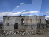 FEATURE - Kirche von Zhrebchevo in Bulgarien wird nach Austrocknung des Stausees restauriert