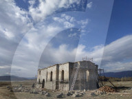 FEATURE - Kirche von Zhrebchevo in Bulgarien wird nach Austrocknung des Stausees restauriert