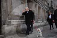 Boris Johnson votes