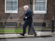 PM leaving Downing Street to meet the Queen