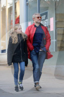 Martin Freeman enjoys some down time with his family in North London