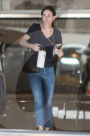 Courteney Cox appears to go makeup free as she heads to a meeting in Beverly Hills. 