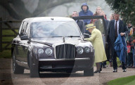 ROYALS - Die britischen Royals besuchen die Sonntagsmesse