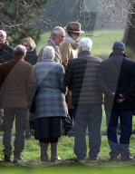 ROYALS - Die britischen Royals besuchen die Sonntagsmesse
