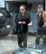 Al Pacino Dines In Beverly Hills Looking Stylish In All Black