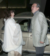 Joan Collins Is Elegantly Chic For Dinner Date With Husband Percy Gibson